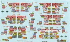 Slixx 1668 2001 Grouped Contingency 1/24 Nascar decal