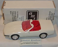 AMT ERTL DEALER PROMO MODEL CAR - CHEVROLET AMERICA CORVETTE CONVERTIBLE