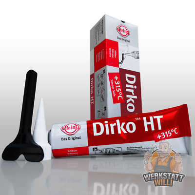 DIRKO HT DICHTMASSE ROT 70ml ELRING SILIKON MOTOR ÖLWANNE GETRIEBE