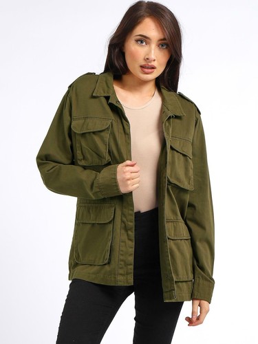 Womens Trench Coat Ladies Utility 