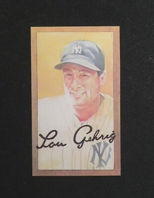 LOU GEHRIG (1) Cartwrights Tobacco Series First Edition Baseball