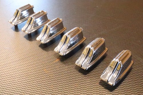 Rogers USA Beavertail Small Tom Drum Lugs 6pk Vintage 1970's #6 - Picture 2 of 12
