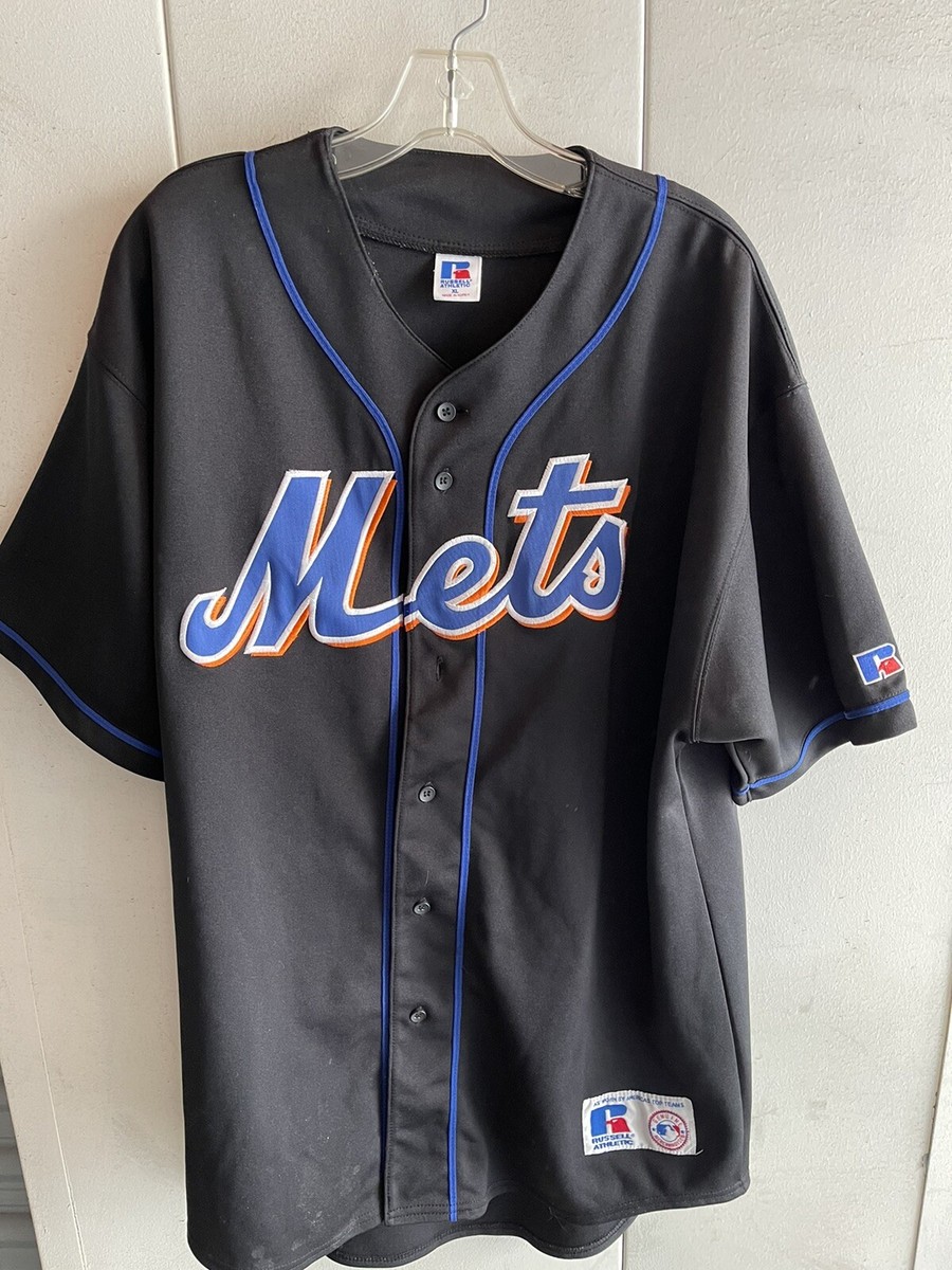 NEW YORK METS Baseball VINTAGE Russell Athletic Sewn Blank XL