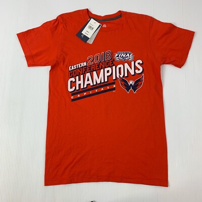 Washington Capitals 2018 Eastern Conference Champs Mens Small Red T-Shirt