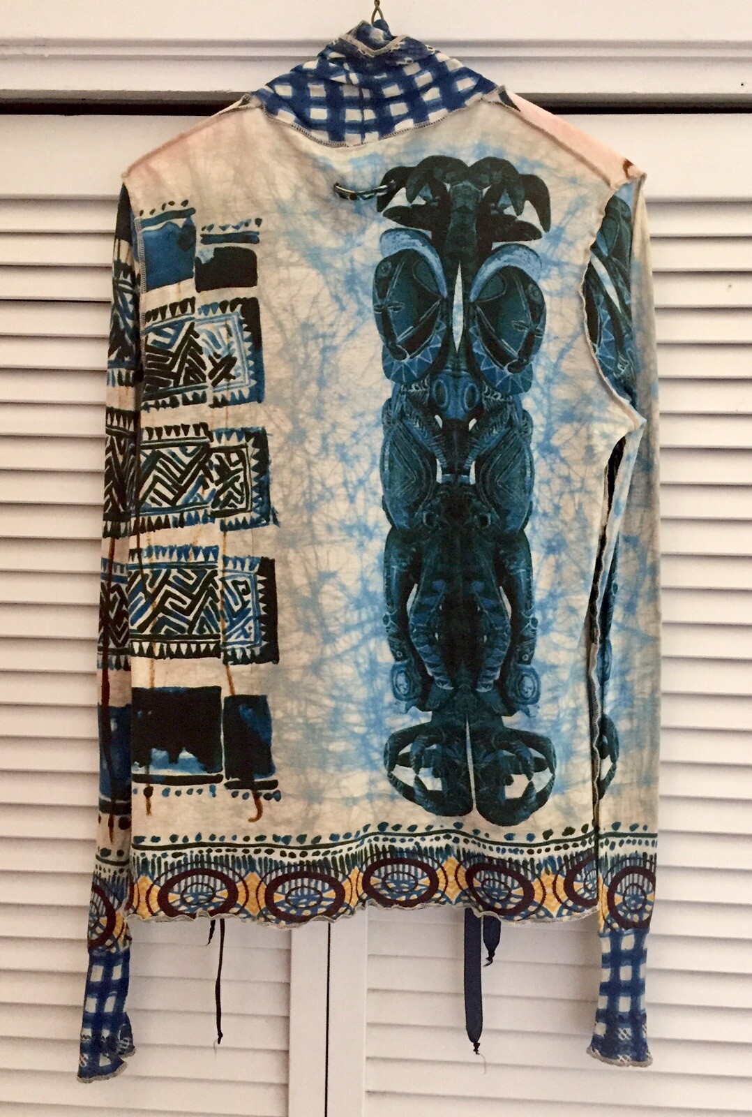 Jean Paul Gaultier Soleil  RARE Art Top Size Large Fuzzi EUC image 4