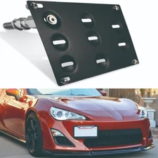 JDM License Plate Holder Tow Hook Mount Bracket Kit For 2015-2019 Subaru BRZ WRX