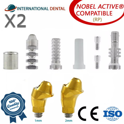 2 Winkel Multi Unit 1.6 Adapterkopf 17° RP für N0bel Bi0care Active Hex Kit