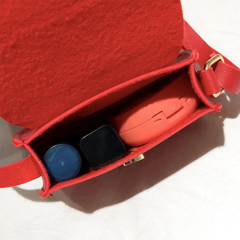 Little Girls Purse Toddler Girl Kid Purses for Little Girls (Red Small) - Image 4 of 4