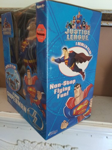 Brand New 2003 Fusion Toys DC Comics Justice League Flying SUPERMAN Toy - Picture 3 of 9