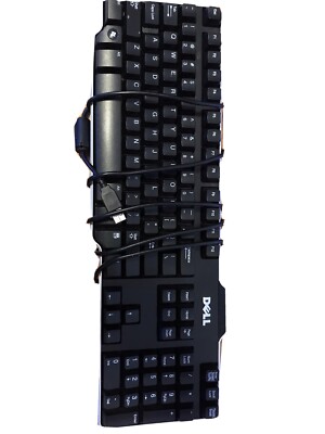 Dell Genuine Wired Keyboard USB Model L100 Mechanical 104-Keyboard - TESTED