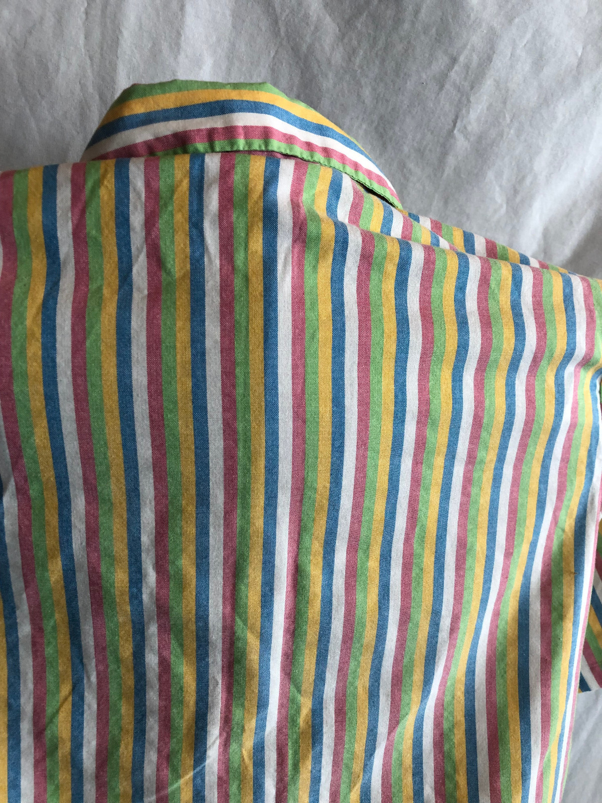 Patchington MEDIUM Multicolor Striped Short Sleev… - image 4