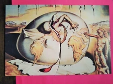 SALVADOR DALI EXHIBITION 2001 PROMO ART CARD CENTAUR GALLERIES LAS VEGAS 