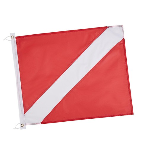 Dive Flag 20" x 24 for Snorkeling Use with Float, Buoy, Boat, Flagpole - Picture 6 of 10