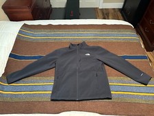 THE NORTH FACE APEX BIONIC JACKET MENS LARGE BLACK SOFTSHELL FLEECE LINED ZIP