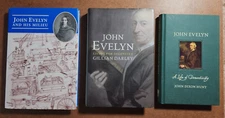 4 JOHN EVELYN Hardcover Books - Milieu, Ingenuity & Life of Domesticity