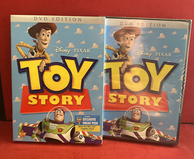 New Toy Story (DVD, 1995) W/ Slipcover Disney Pixar Tom Hanks Tim