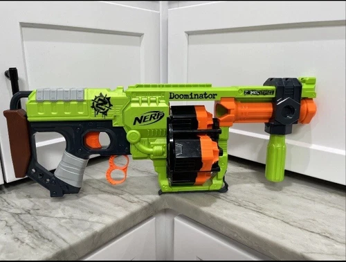 Nerf Zombie Strike Z-Strike Doominator Dart Gun Blaster Shotgun Tested Works