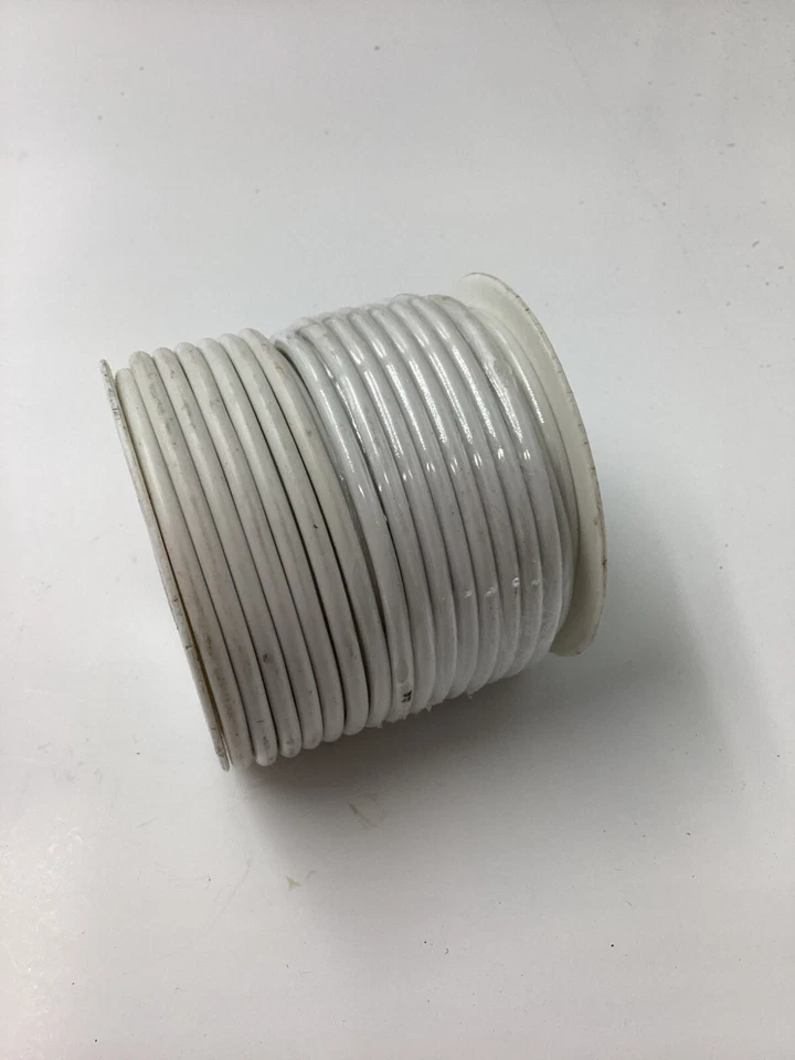 Pico 10 AWG White Primary Insulated Wire 75 81107S Conductor Copper Stranded - Image 3 of 4