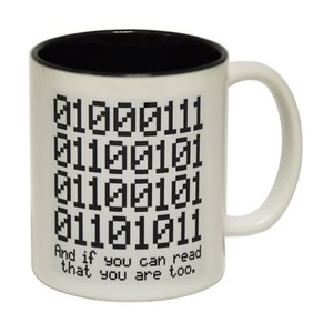 Novelty Mugs Binary Geek Tea Coffee Mug Nerd Programmer Birthday Ebay