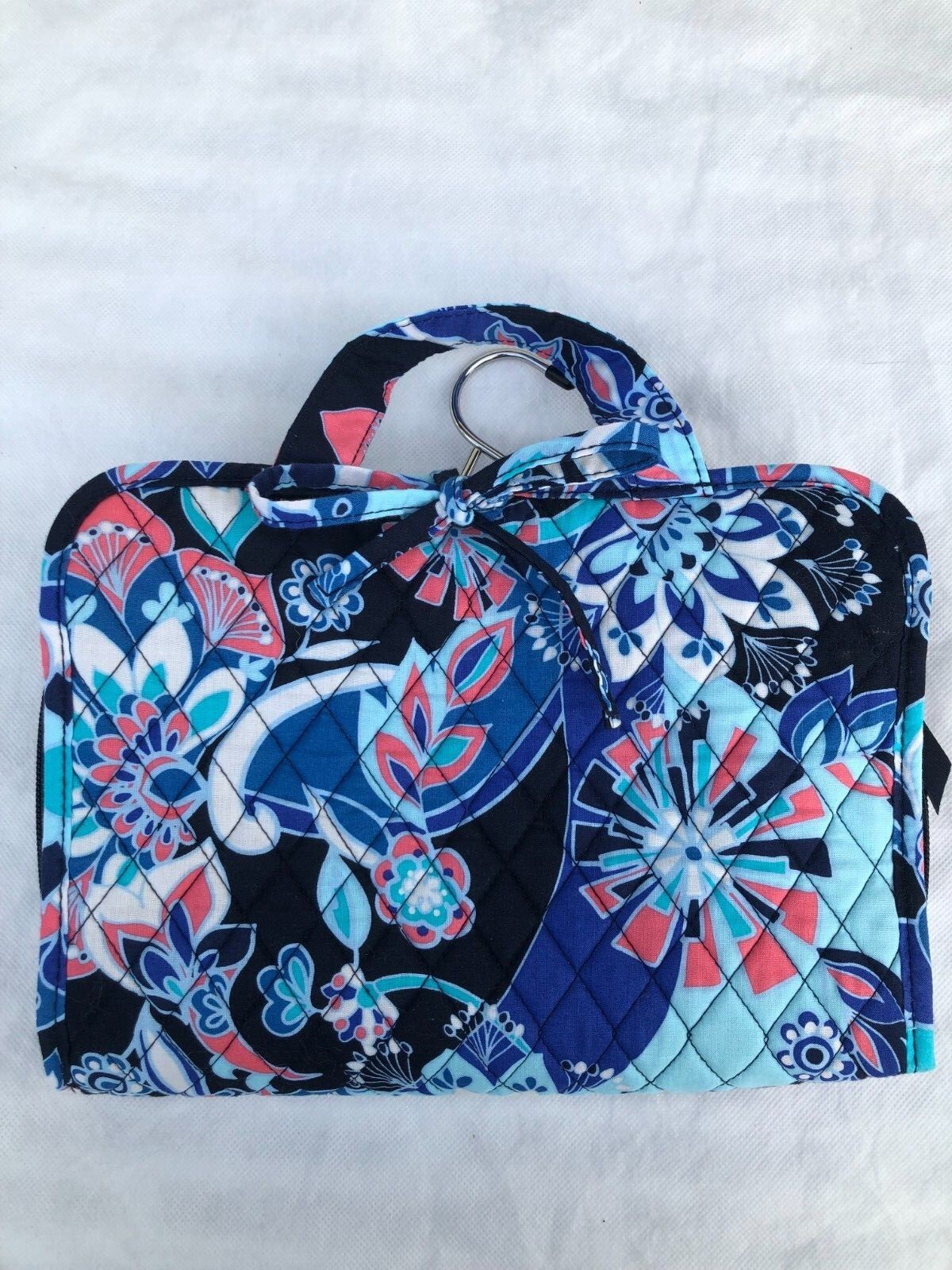 Vera Bradley Hanging Travel Cosmetic Bag Makeup Organizer eBay