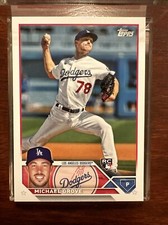 2023 Topps Series 1 Michael Grove RC Los Angeles Dodgers #15