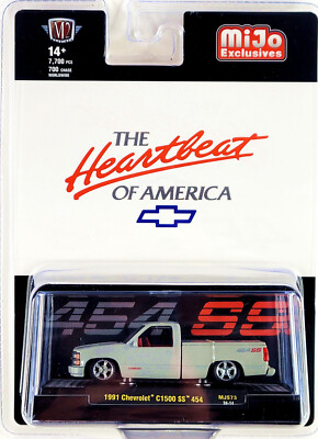 2024 M2 Machines 1:64 Mijo 1991 Chevrolet C1500 454 SS   SILVER   MJS43 24-14