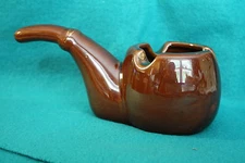 Vintage Rubens Original Ceramic Pipe Shaped Ashtray Very Clean