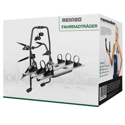 Menabo Fahrradträger Stand Up 3 für Kia Rio Fliessheck 17- für 3 Fahrräder 45 kg