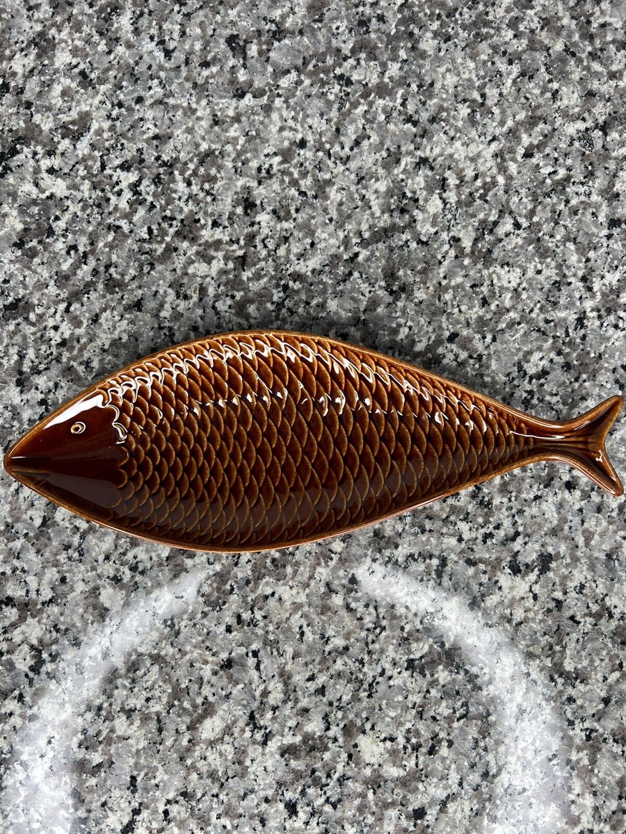 1958 Stig Lindberg's Fladen Fish Dish Stoneware MCM VTG 1958 Stig Lindberg's Fladen Fish Dish Stoneware MCM VTG