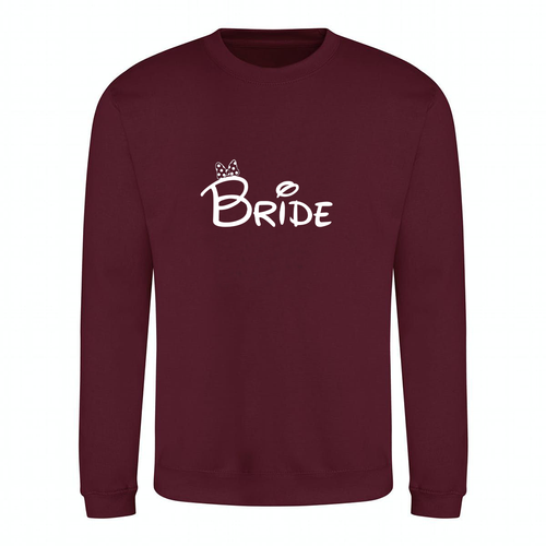 Sweatshirt Bride Hen Do Marriage Wedding Party Gift Print Unisex Sweater Jumper - Picture 16 of 25