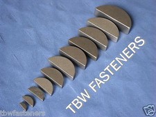 Metric Woodruff Key Various Sizes 2mm wide to 10mm DIN 6888 PLUS FREE UK POST