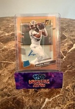 Kendre Miller Clearly Donruss Rated Rookie Auto /75 (RC) Card #72 Saints