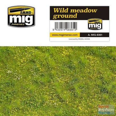AMM8361 AMMO by Mig Diorama Base - Wild Meadow Ground