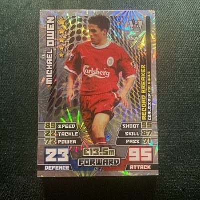 Michael Owen Liverool Record Breaker Match Attax 2014/15 Football