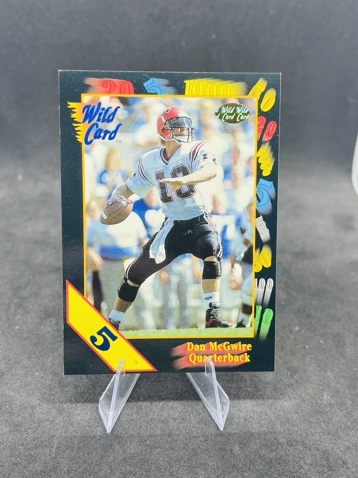Dan McGwire 1991 Wild Card Draft 1st Edition #111 San Diego State Aztecs