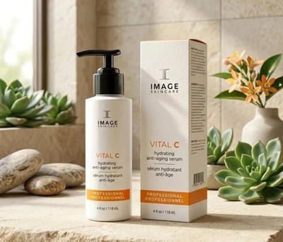 IMAGE Skincare VITAL C Hydrating Anti-Aging Serum 4 oz FREE AND FAST SHIPPING