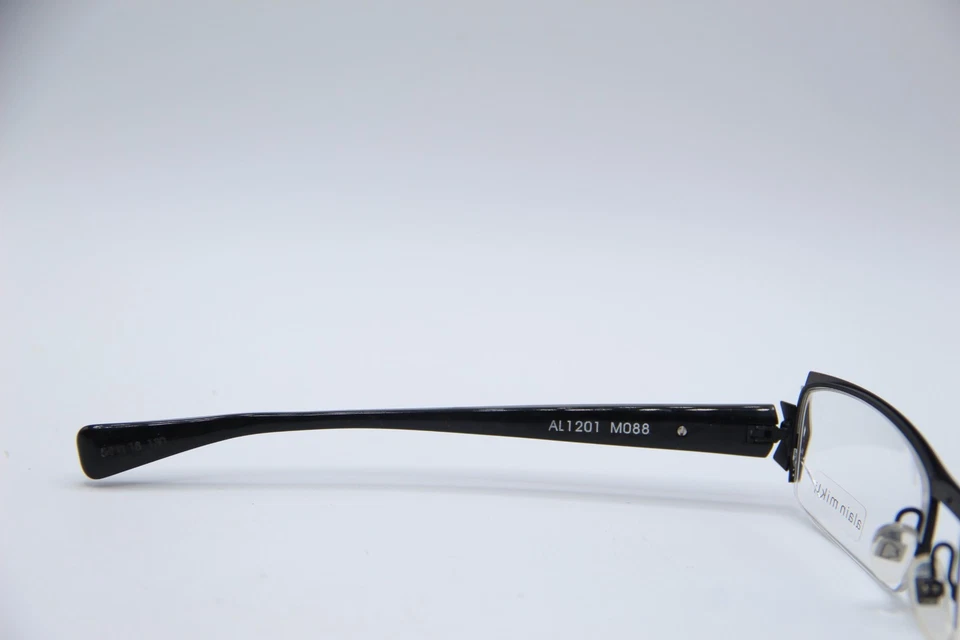 NUEVAS GAFAS ALAIN MIKLI AL 1201 M088 GRIS NEGRO MONTURAS AUTÉNTICAS 54-18 Foto 3 de 4