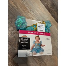 Way to Celebrate Mystical Desert Princess Costume Set 12-18M Turquoise