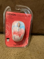 Logitech M317 Wireless Mouse 1K DPI Optical Tracking USB Receiver Cotton Candy