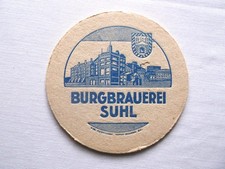Bierdeckel, Bierfilz, DDR, Burgbrauerei Suhl ...