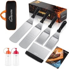 HOMENOTE Griddle Accessories Kit, Exclusive Griddle Tools Spatulas Set for Black