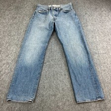 Diesel Mens Jeans Regular Straight 30 30 Light Wash Blue Vintage Italian Denim