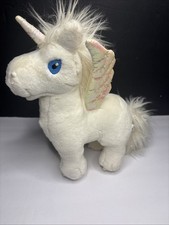 Vintage 2003 Neopets White Uni Plush Unicorn Pegasus 11  Limited Too Stuffed Toy