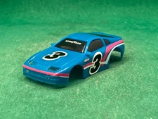 ORIGINAL TYCO 440-X2, NISSAN 300ZX BODY, BLUE/PINK/WHITE # 3, NEW UNUSED