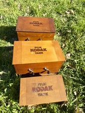 3 Antique KODAK Film Development Boxes And Accessories With 2 Original Manuals