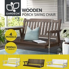 Gardeon Outdoor Porch Swing Chair With Chain Wooden Furniture Bench Seat