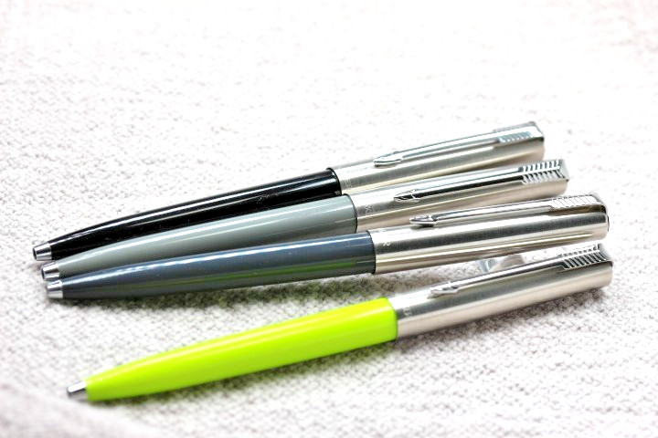 PARKER 15 CAP ACTION BALLPOINT PEN LOT OF 4 ALL NEW