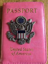 Slim Leather Travel Passport Wallet Holder RFID Blocking ID Card Case Cover US
