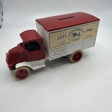Rare Ertl 1926 Mack Delivery Truck Antique Automobile Club Bank. Gold Logo.