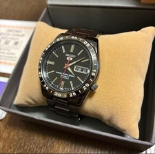 Seiko 5 Automatic Watch SNKE03K1 Men's 7S26 Black Date Used